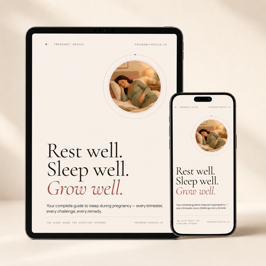 Pregnancy Sleep Guide - Rest Well, Sleep Well, Grow Well