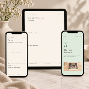 Growing With You - Pregnancy Memory & Connection Journal