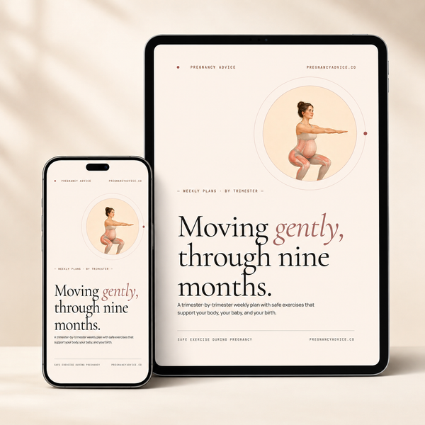 Pregnancy Exercise Guide by Trimester
